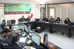 نشست خبری حسینی مدیر بانک قرض الحسنه مهر ایران استان یزد‎‎