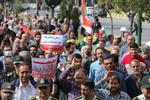 راهپیمایی ضد صهیونیستی در حمایت از مردم مظلوم فلسطین در ملایر