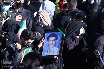 مراسم تشییع و تدفین پاسدار شهید «فیض‌الله کنعانی حقیقی» در شیراز‎‎
