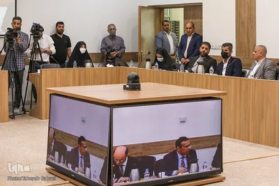 دیدار حجت‌الاسلام والمسلمین ایمانی‌پور، با وزیر فرهنگ، گردشگری و آثار باستانی عراق