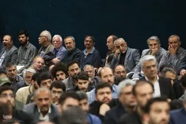 اجتماع دانشگاهیان دانشگاه‌های تهران در سوگ رییس جمهور