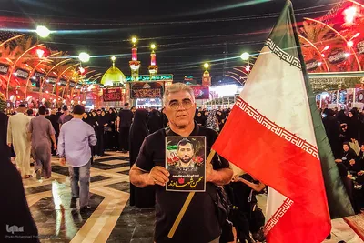 بین الحرمین در انتظار پیکر مطهر رهبر شهید