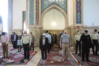 نماز عید فطر در حرم مطهر رضوی
