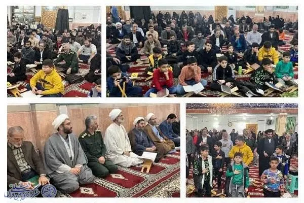 محفل انس با قرآن کریم در هادی‌شهر برگزار شد + عکس