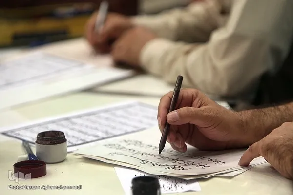 دارالکتابه احیاگر خط نسخ و ثلث در ایران است + صوت و فیلم