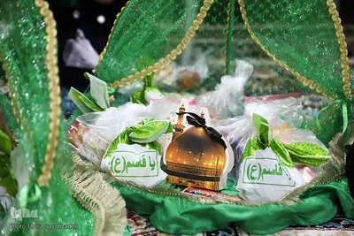 مراسم سينی حضرت قاسم(ع) در اهواز
