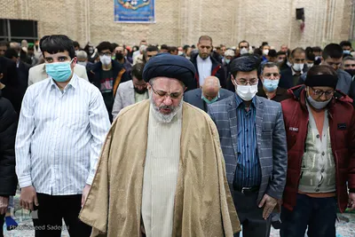 مراسم تحویل سال نو در آستان مقدس سید حمزه(ع) تبریز