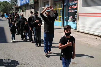 عزاداری تاسوعای حسینی در شهرستان اهر