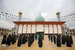 تعویض پرچم حضرت شاهچراغ (ع)