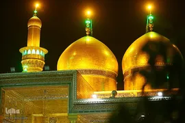 حرم مطهر و نورانی امام موسی کاظم (ع) در شهر کاظمین عراق