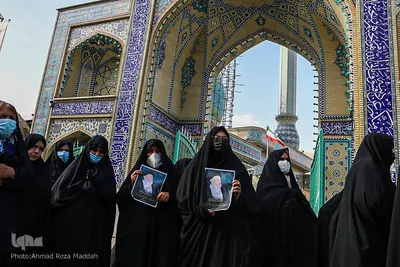 مراسم استقبال از پیکر مطهر آیت الله فقیه در شهرستان های سروستان و استهبان فارس