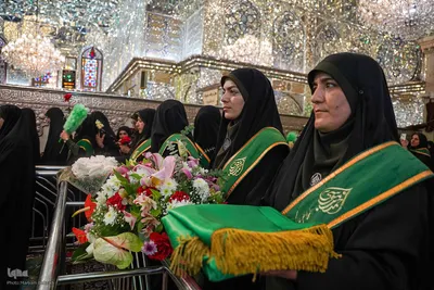 آئین غبارروبی ضریح مطهر حضرت شاهچراغ (ع)