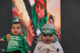 مراسم «شیرخوارگان عاشورایی» در حرم شاهچراغ (ع)