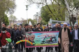 راهپیمایی روز قدس در تبریز‎