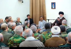 دیدار جمعی از فرماندهان نیروهای مسلح