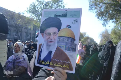 راهپیمایی حمایت از کودکان و مردم مظلوم غزه در تبریز‎