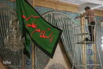 سیاه‌پوشی مسجد حاج تقی خان اراک در آستانه محرم