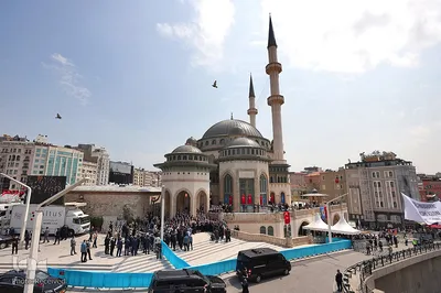 افتتاح مسجد «تقسیم» استانبول
