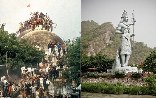 বাবরি বিতর্কের মধ্যেই অযোধ্যায় রামমূর্তি গড়ছে বিজেপি