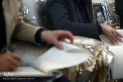 دیدار نمایندگان جامعه قرآنی با خانواده شهید قرآنی «احمد شعبانی ورکی»