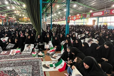 سوگواری بانوان اصفهانی به یاد شهیدان خدمت