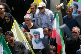 تشییع پیکر ۶۰ شهید اقتدار در تهران