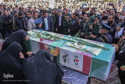 مراسم تشییع پیکر مطهر شهید مدافع حرم، سردار «داوود جعفری»