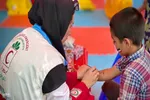 جوانان ایثارگر جمعیت هلال احمر آذربایجان غربی، در خدمت زائران اربعین‎