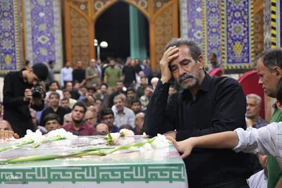 مراسم وداع با شهدای حمله رژیم صهیونیستی به یزد
