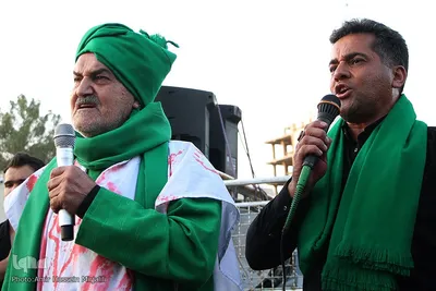 عزاداری سنتی روز اربعین در امامزاده سید جعفر محمد(ع) یزد