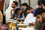 جزءخوانی قرآن در حسینیه آیت‌الله سید عدنان غُریفی خرمشهر