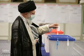 حضور رهبر معظم انقلاب در انتخابات ۱۴۰۰