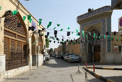 اصفهان سیاه‌پوش عزای حسین (ع)