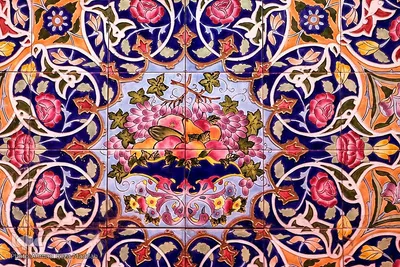 هنر کاشی هفت رنگ شیراز‎‎