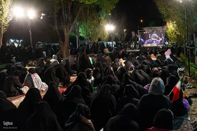 وداع با پیکر شهدای جنگ رمضان در اصفهان