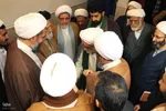دیدار طلاب و علمای همدانی مقیم قم با ایت الله نوری همدانی‎