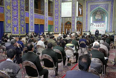 مجلس بزرگداشت شهدای دهم فروردین در مسجد حظیره یزد
