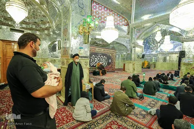 مراسم قرائت خطبه فدکیه در حرم شاهچراغ (ع)