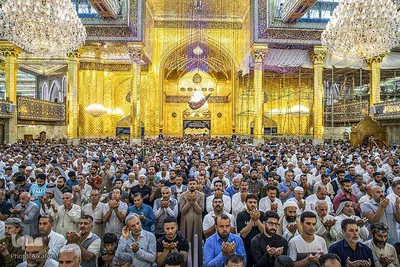 نماز عید سعید قربان در حرم ابوالفضل العباس (ع)