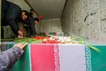 مراسم استقبال از ۱۲ شهید گمنام دوران دفاع مقدس در شیراز