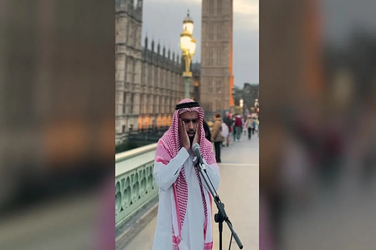 Westminster Bridge Adhan Dedicated to Gaza