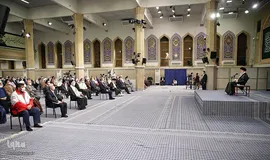 دیدار کارگزاران حج با رهبر انقلاب