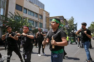 عزاداری ظهر عاشورا در حرم حضرت شاهچراغ(ع)‎
