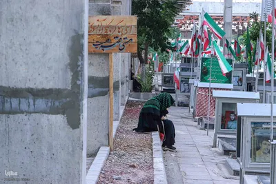 مراسم دعای عرفه در گلزارشهدای وادی رحمت تبریز‎