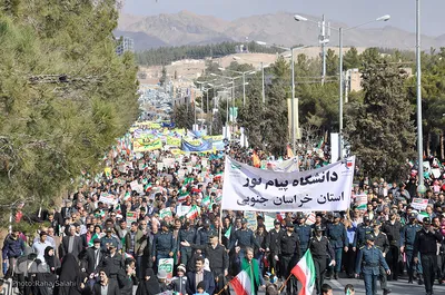 راهپیمایی یوم الله ۲۲ بهمن در بیرجند