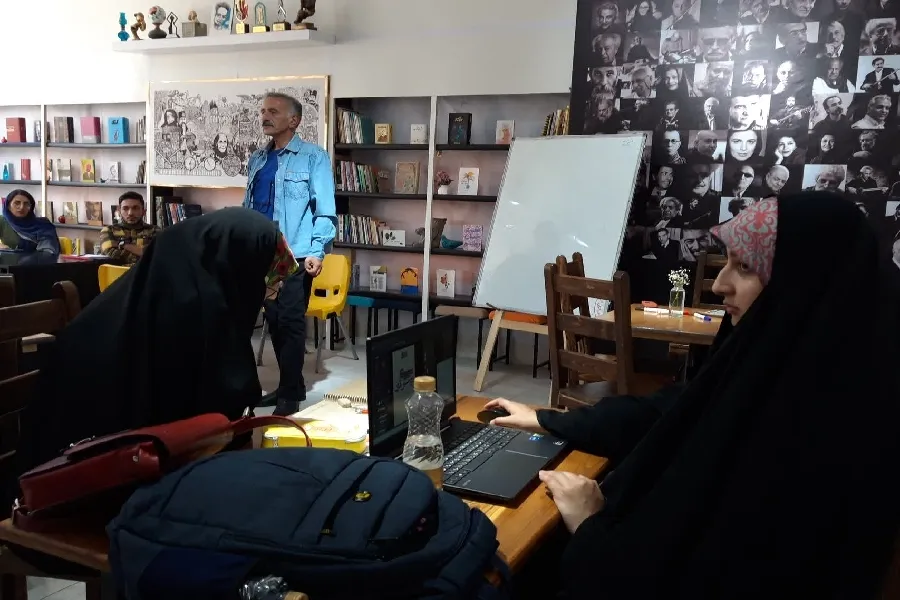 برگزاری کارگاه خلق آثار هنری «غزه و طوفان الاقصی» + عکس