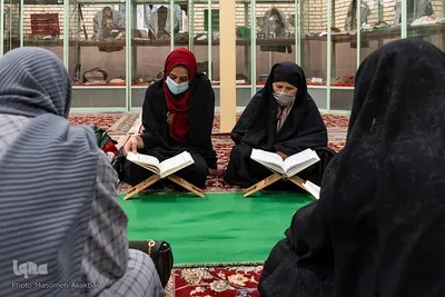 آیین جزء خوانی در آستان امامزاده محمد (ع) کرج