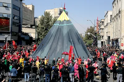 عاشورای حسینی در چهارراه گلوبندک