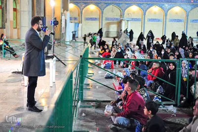 جشن نیمه شعبان در حرم علی بن مهزیار