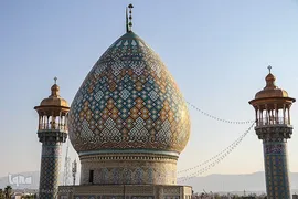 آیین تعویض پرچم آستان مقدس حضرت سیدعلاءالدین حسین(ع)‎‎